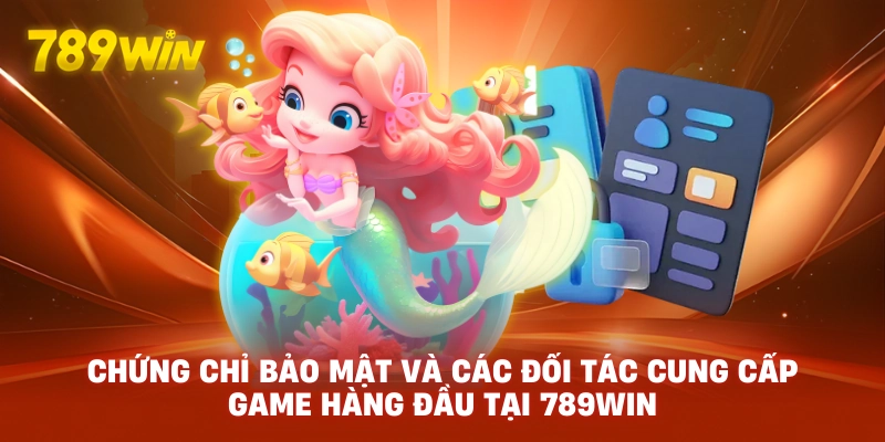 Chứng chỉ bảo mật và các đối tác cung cấp game hàng đầu tại 789WIN